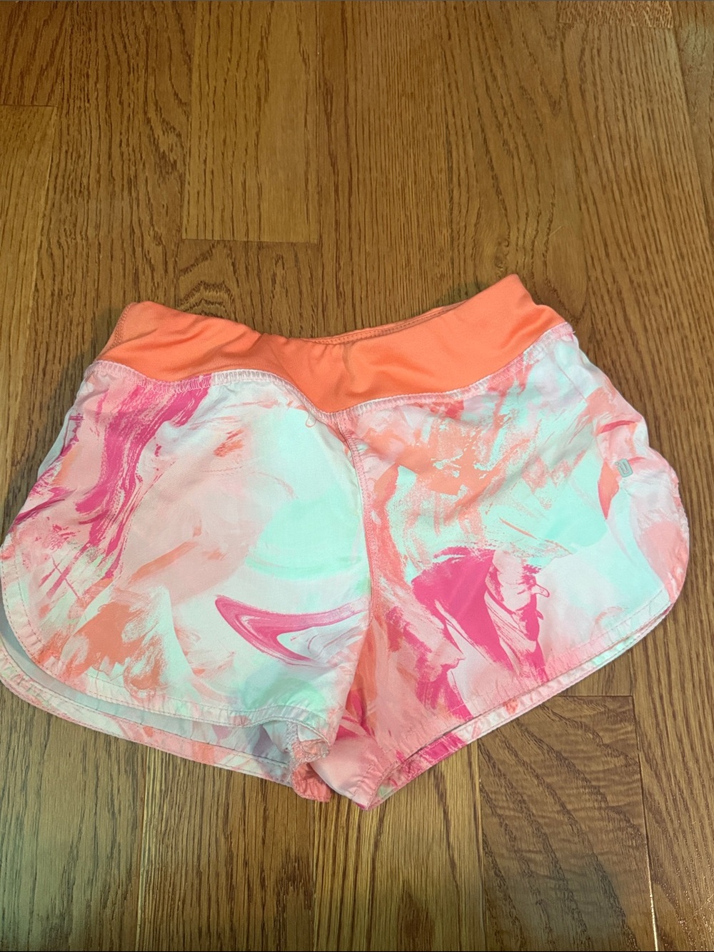 Ideology Girls’s Peach & Pink Athletic Shorts Size 6